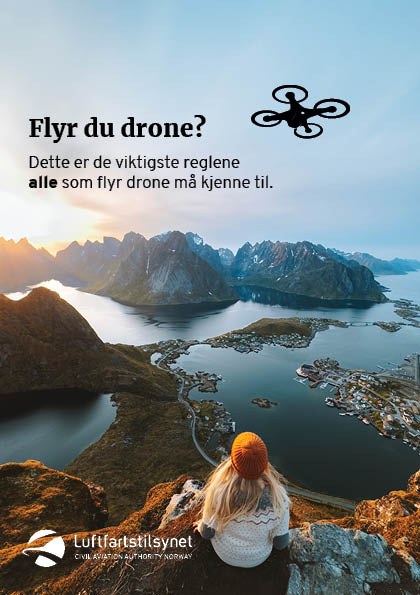 Brosjyre droneregler norsk bokmål.